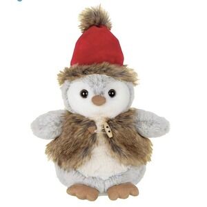 Bearington Popper Christmas Plush Toys, 11 Inch Penguin Stuffed‎ Animal